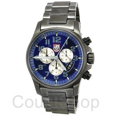 Luminox Atacama Chrono Alarm 1844 Blue Dial  100M NEW