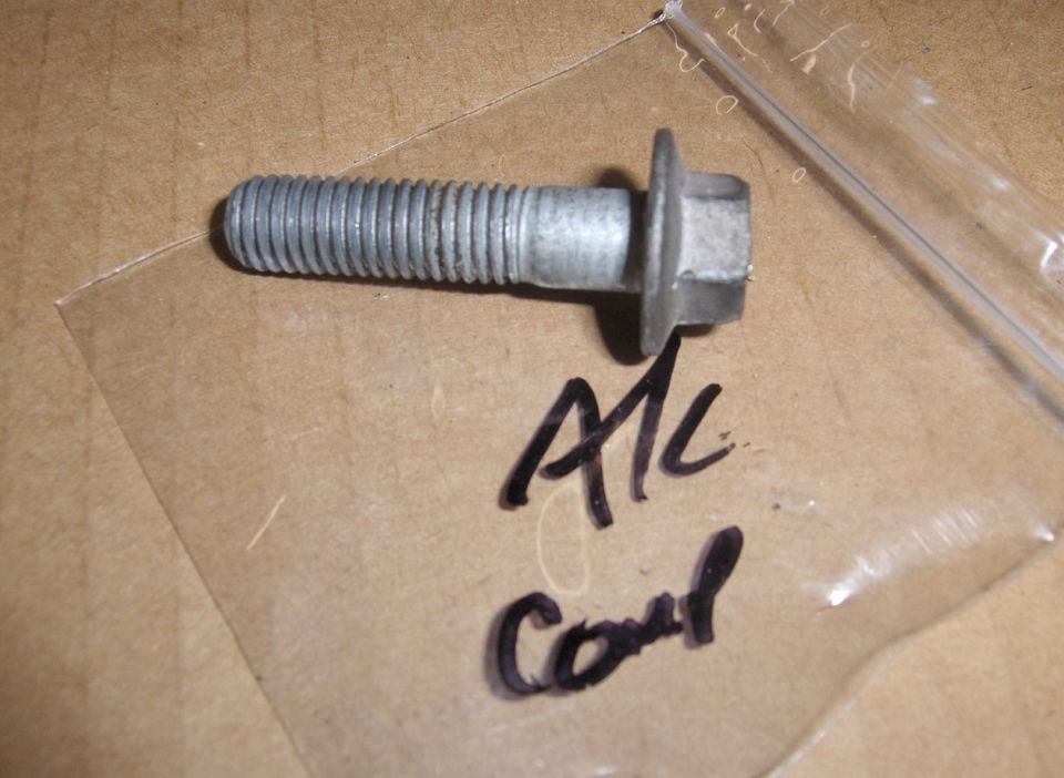 CORVETTE MACK AC COMPRESSOR HOSE BOLT 85,86,87,88,89