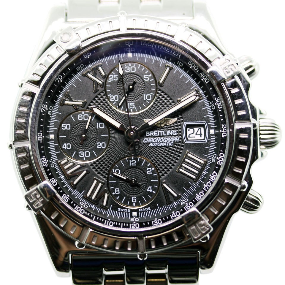 Breitling Windrider Crosswind A13055 Stainless Steel Watch