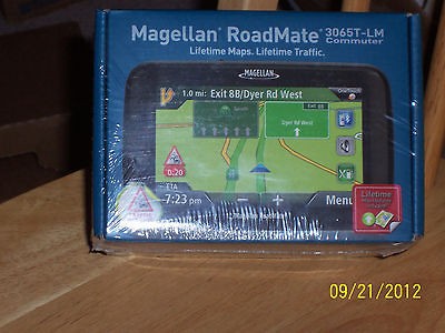 Magellan RoadMate 3065T LM Automotive GPS Receiver Commuter, Brand New 