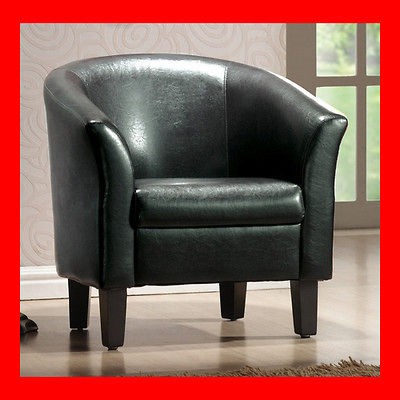 Leather Accent Chair in Chairs