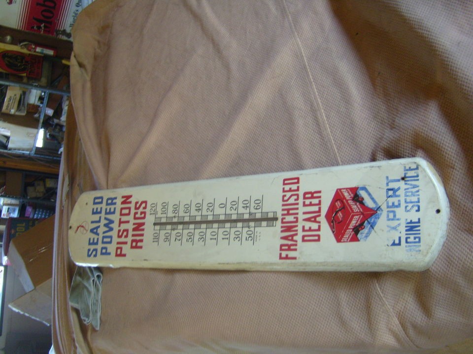 Sealed Power Piston Rings Thermometer Nice Original