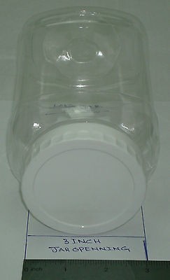 oz.Clear Plastic Jars.Organizer cups.Lot of 12.