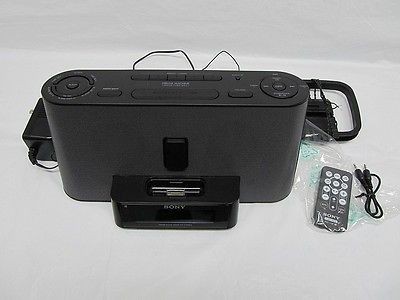 Sony Speaker Dock/Clock Radio for iPod/iPhone ICF C1iPMK2 Black