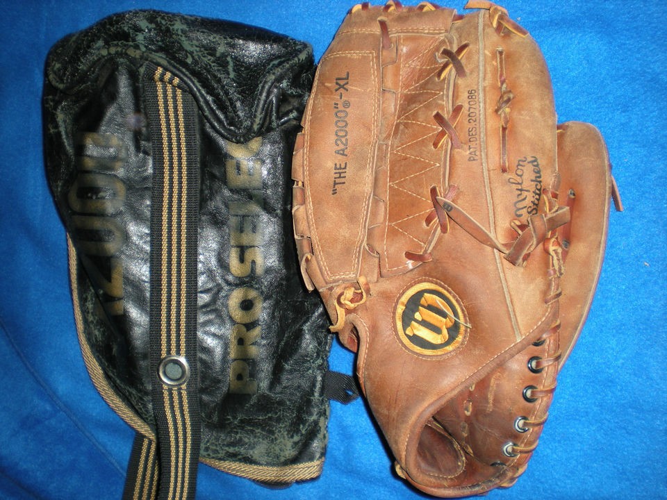 Vintage Wilson The A2000 XL Baseball Glove Mitt Made In Japan Dual 