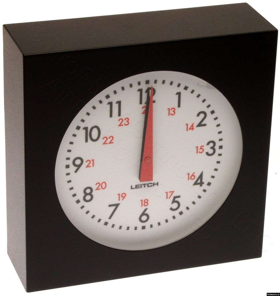   5108 230V Analog 8 Inch Studio Wall Clock SMPTE/EBU Timecode • NEW