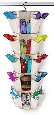 Closet Organizer Space Saver DAZZ Hanger Hanging Shoe Sweater Purse 