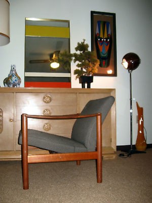 Mid Century Danish Modern Teak WestNofa Club Chair