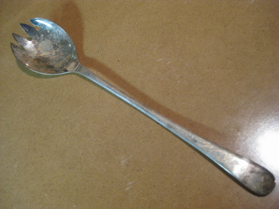   William Adams E.P.N.S. England Serving Spoon Salad Spoon Spork