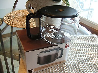   10 CUP GLASS SERVER MEDELCO PERCOLATOR COFFEE GL210 UNIVERSAL