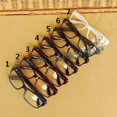 Multi Color Frame Clear Lens Glasses Fashion Unisex Men Sunglasses 