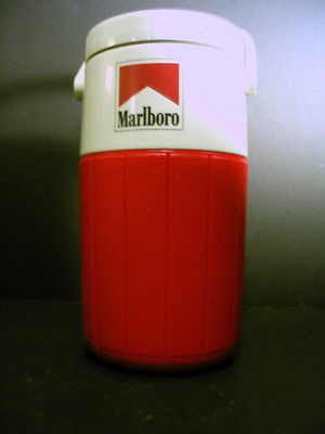 Vintage Coleman Marlboro Water Jug Thermos Cooler Collectible 