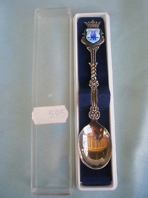 Vintage Collector Spoon Holland Delft Silver Plate