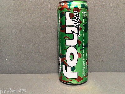 FOUR LOKO ALUMINUM BEER CAN EMPTY 23 1/2 OZ WATERMELON