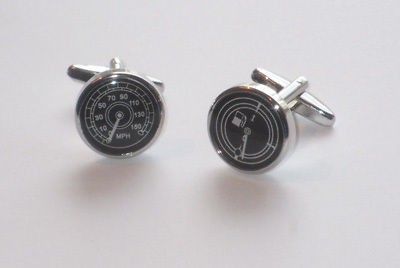 Speedometer Fuel Gauge Cufflinks Cars Car Enthusiast BMW Ferrari Aston 