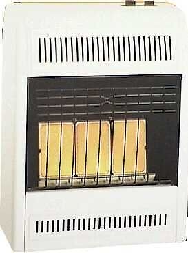 THREE PLAQUE NATURAL GAS WALL HEATER GAS HEATER 18,000 BTU 