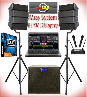 DJ KARAOKE MRAY LINE ARRAY SYSTEM LAPTOP 1TB PLAYER