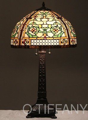   Style Stained Glass Victorian Lamp Concerto w/ Tiffany Spring Card