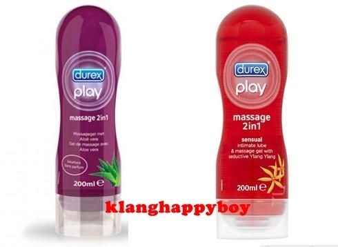 Durex Play 2in1 Intimate Lube Massage Gel Aloe Vera Ylang Ylang 200ml 