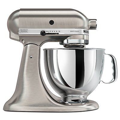   Metallic Series Tilt Head Stand Mixer Flour Power™ KSM152PSNK Nickel