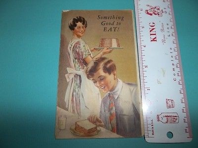 JK045 Vintage Old Squire Flour ADV Recipe Cookbook Pamphlet Bread 