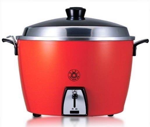   Tatung TAC 10AS 10 CUP Rice Cooker Pot AC 110V   Red   