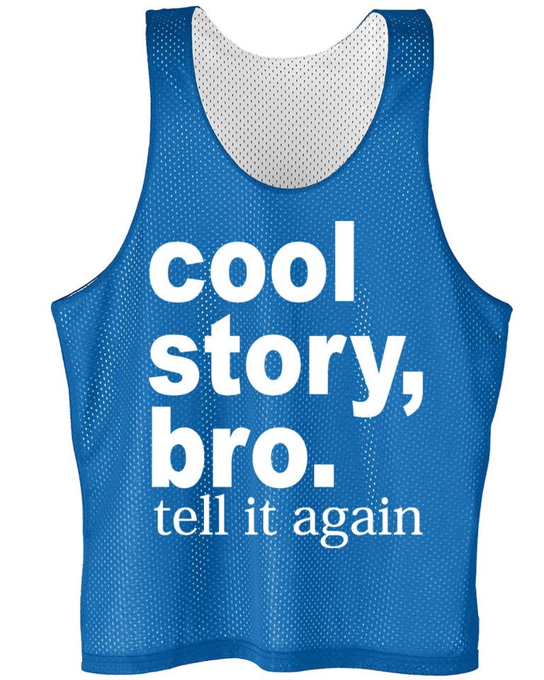 cool story bro mesh jersey