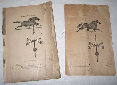   Vane 2 Vintage Price List Thomas Jones Catalog Finials Copper Gold