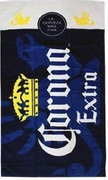 21 Unique Novelty Beach / Pool Towel Corona Extra Beer Label