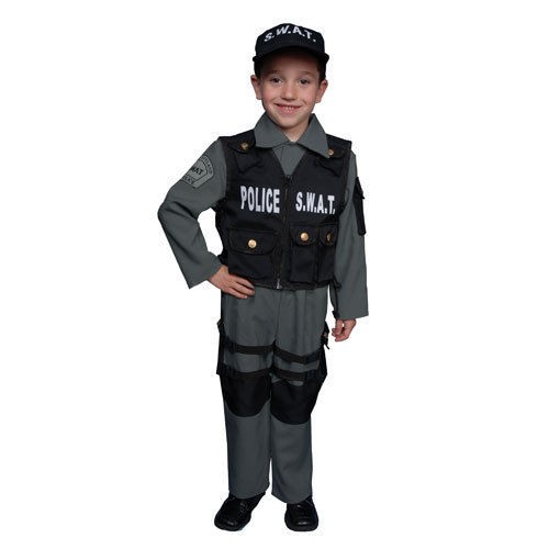 SWAT S.W.A.T. police policeman cops dress up boys girls kids halloween 