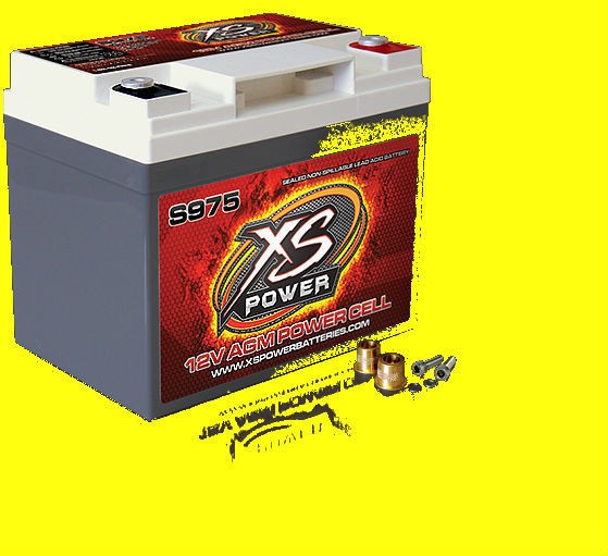 XS Power Deep Cycle 12 Volt 12V AGM Power Cell Battery S1200 Brand New 