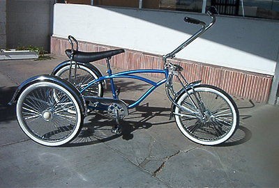 WHEELER LOW RIDER BIKE NEW BEAUTIFUL trike BLUE