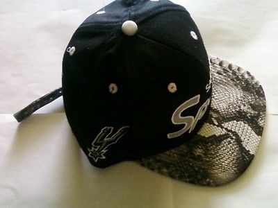 San Antonio Spurs Snapback (Strapback) Custom Snakeskin Mitchell and 