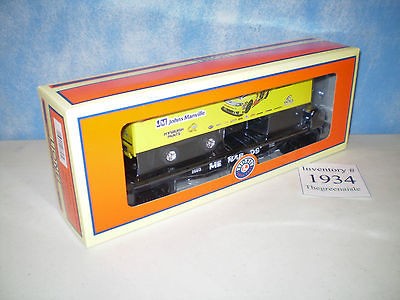 NEW 2008 Lionel Flatcar With Menards Trailer Train Car 6   26613 RARE