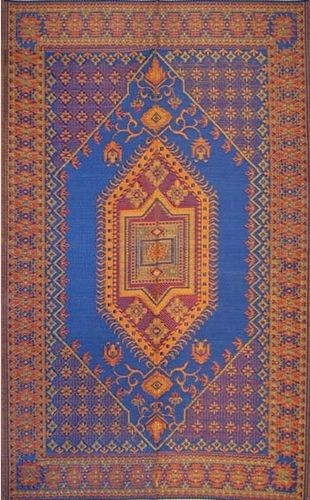 Mad Mats Outdoor Rug Oriental Turkish Blue