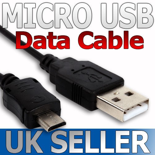 MICRO USB DATA TRANSFER SYNC CHARGER CABLE LEAD FOR MOBILE PHONE PC 