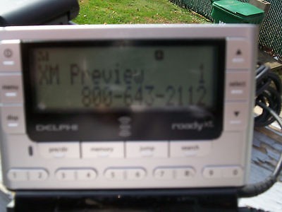 Delphi Roady XT XM Satellite Radio Receiver only NICE SA10177 pre fcc 