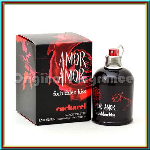 AMOR AMOR FORBIDDEN KISS ~ CACHAREL ~ 3.4 OZ EDT WOMEN ~ NEW IN BOX 