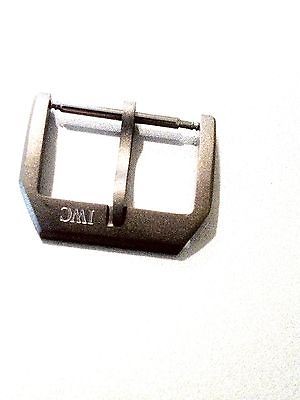 IWC 18mm Titanium TOP GUN tang buckle for leather or kevlar straps