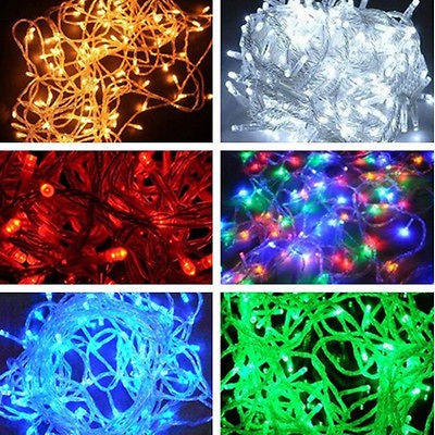 Fairy 100 LED String Decoration XMAS Party Wedding Tree Light 10M EU 