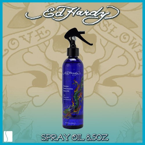 Ed Hardy Aloe Vera Tan Relief Extending Spray Cooling Tanning Sun Burn 