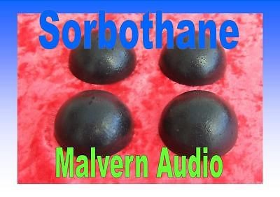 SORBOTHANE 50 mm. DIAMETER HI FI ISOLATION FEET  IMPROVE SOUND