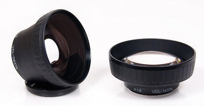    1437A Tele & VCL 0637A Wide Conversion Lenses for Handycam Camcorder