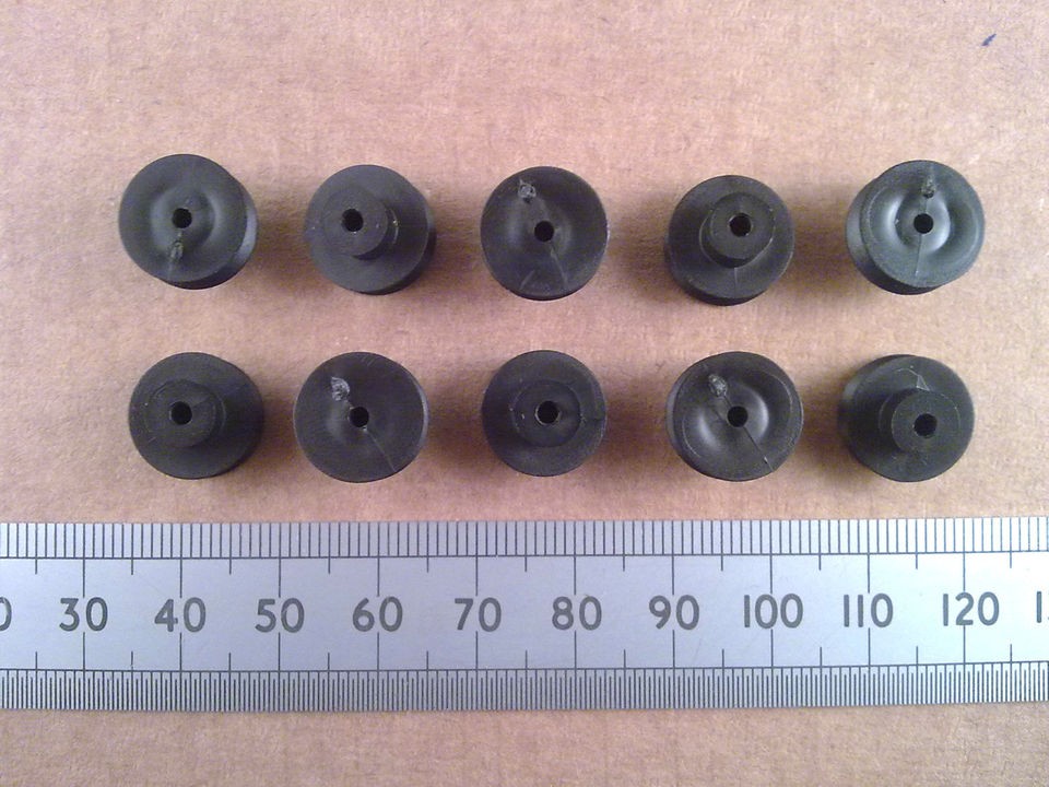 Qty 10  12mm Diameter Plastic Pulley Wheels to fit 2mm Electric Model 