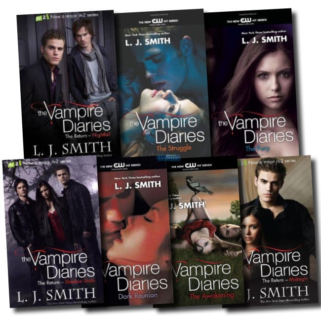 The Vampire Diaries Story Collection L J Smith 7 Books Set ( ITV 2 TV 