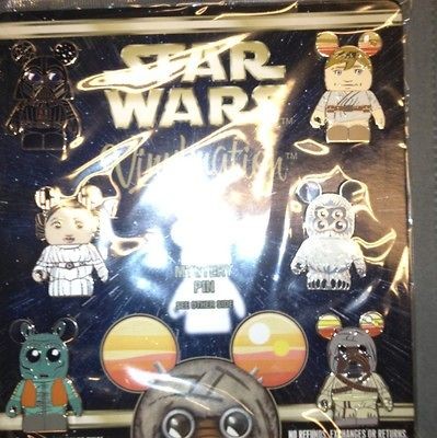 DISNEY PIN   STAR WARS VINYLMATION SERIES 2 SEALED PIN SET