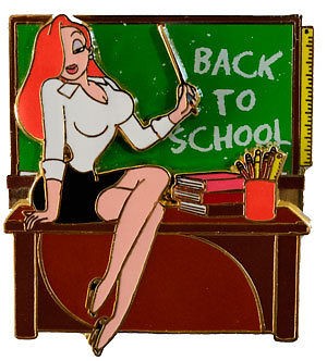  Disney JESSICA RABBIT DRESSED AS A NAUGHTY SCHOOL TEACHER LE 300 Pin 