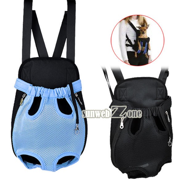 S0BZ Nylon Pet Dog Carrier Backpack Bag Any Net Size Color Bag New Hot