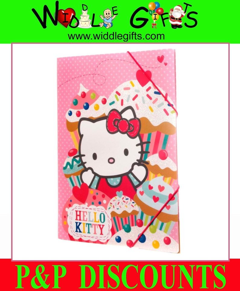   Cupcake Range ELASTICATED BINDER Great Birthday Gift  Back to School