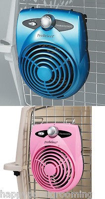 PROSELECT Pet DOG Cat AUTO TEMP CONTROL Crate Cage Carrier Kennel FAN 